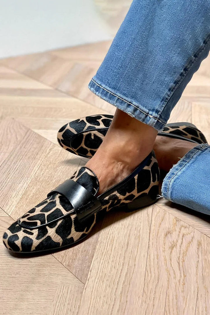 SOFIA | MOCCASINI CON STAMPA ANIMALE
