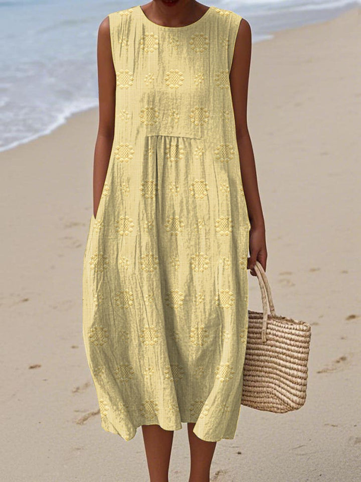Beatrice - Abito Elegante Senza Maniche con Tasche