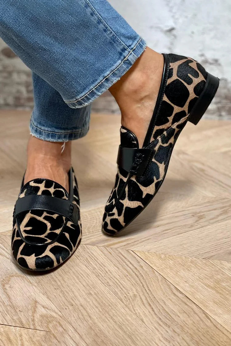 SOFIA | MOCCASINI CON STAMPA ANIMALE