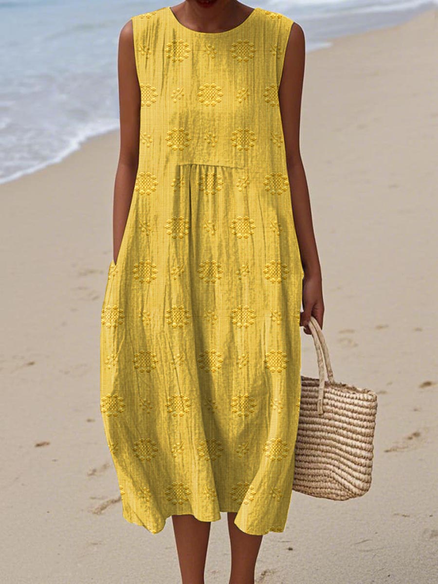 Beatrice - Abito Elegante Senza Maniche con Tasche