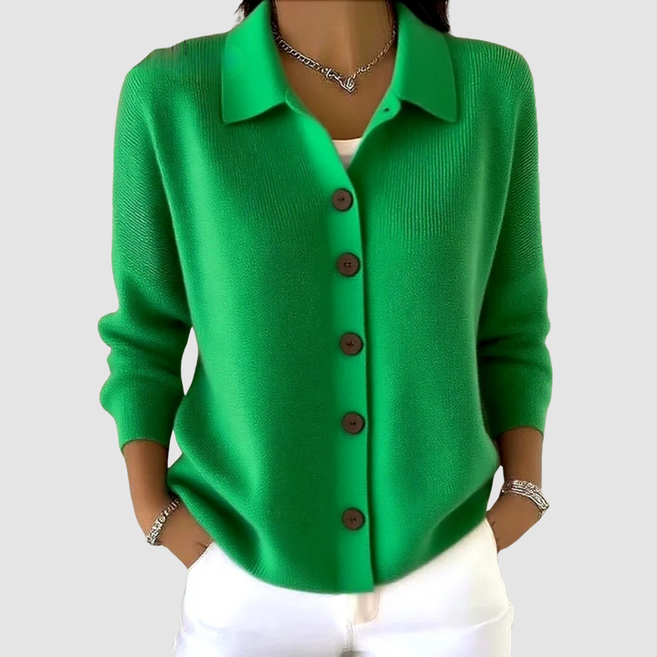 Cardigan a Maglia Riah™ con Bottoni