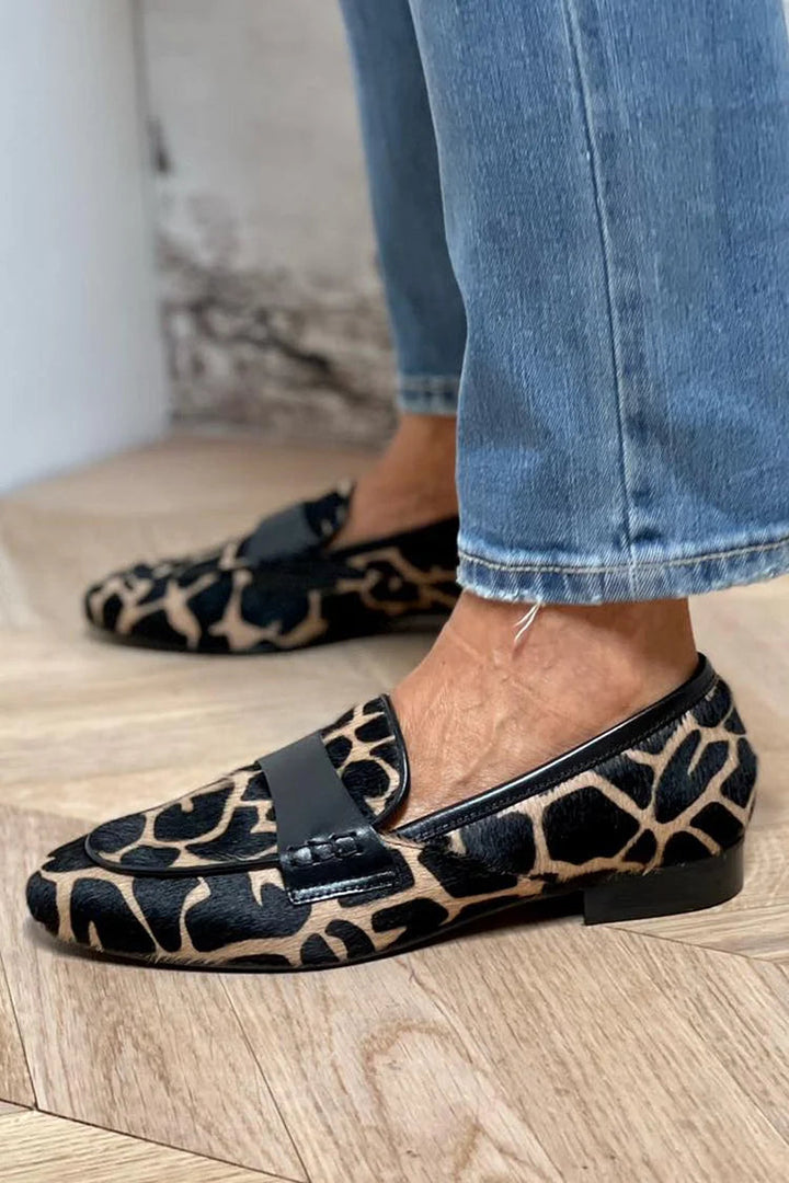 SOFIA | MOCCASINI CON STAMPA ANIMALE