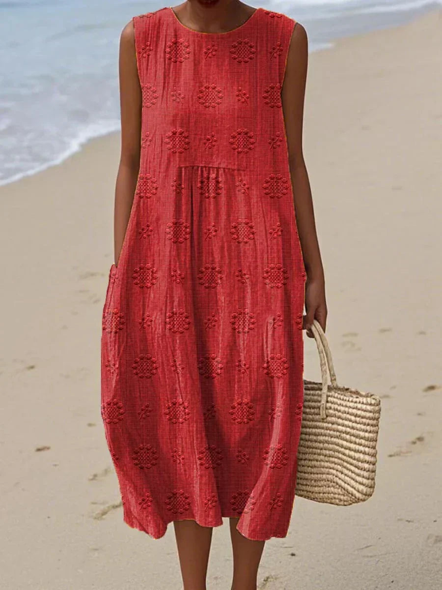 Beatrice - Abito Elegante Senza Maniche con Tasche