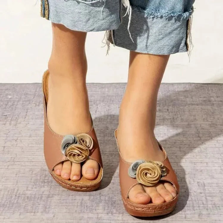 Lily™ - Sandali ortopedici con cinturino a fiore