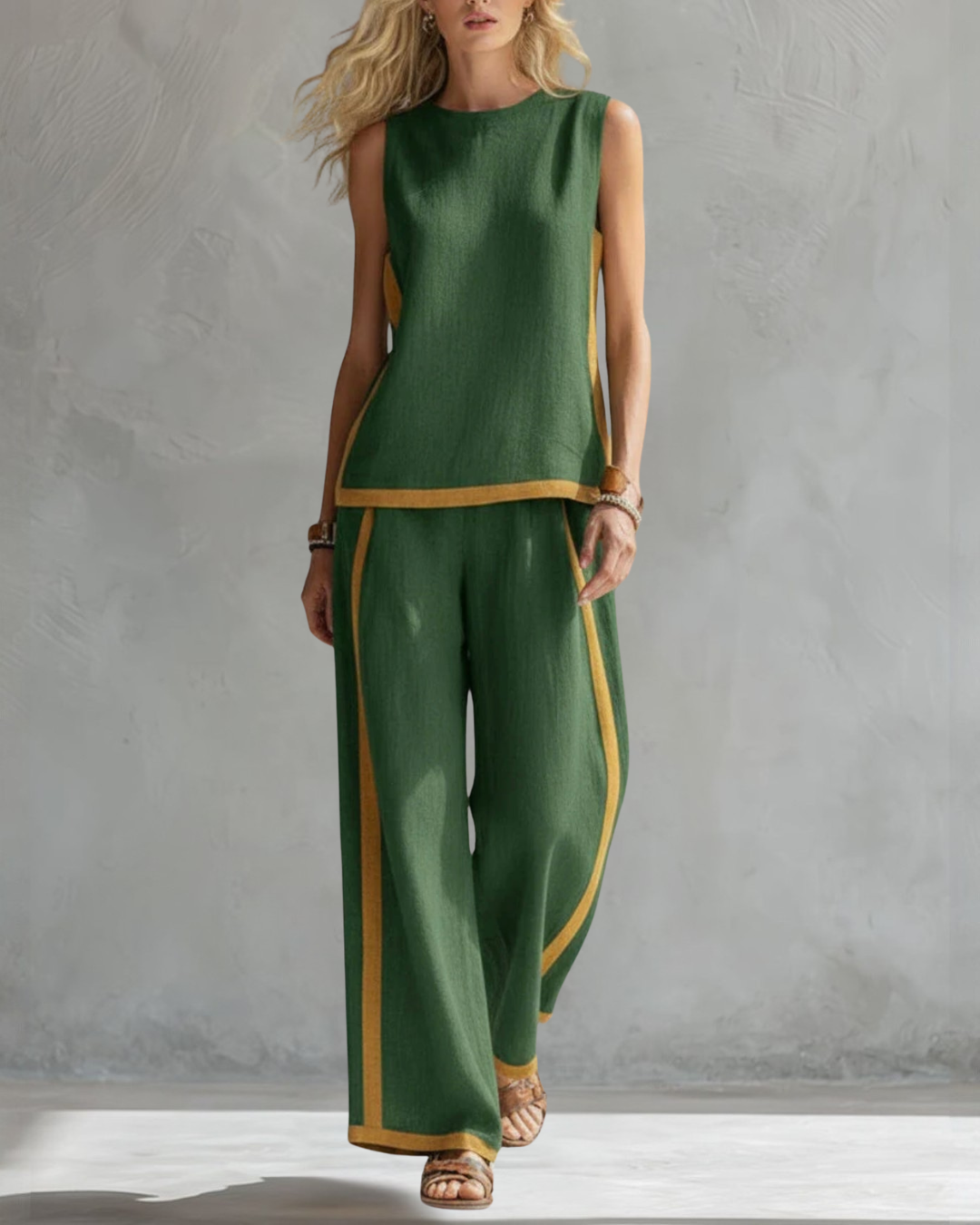 Completo di Due Pezzi Aurora in Lino
