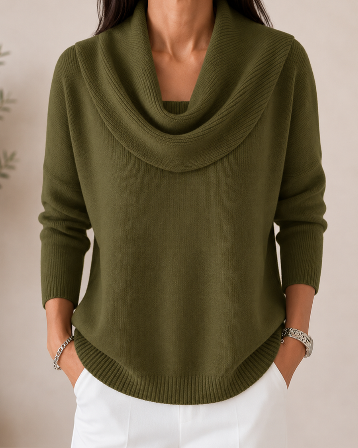 Caralina™ | Elegante Maglione a Collo Alto