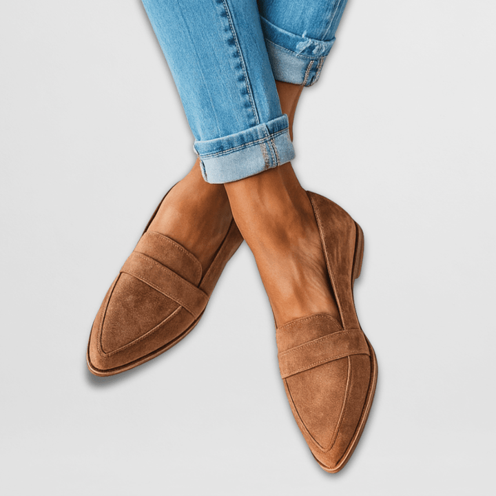 Helen | Mocassini ortopedici in suede morbido