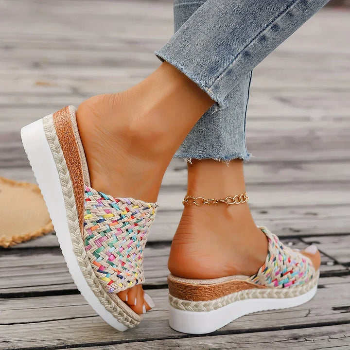 Lily™ - Sandali Intrecciati Colorati