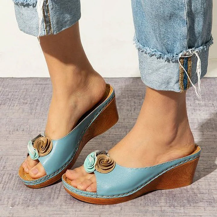 Lily™ - Sandali ortopedici con cinturino a fiore