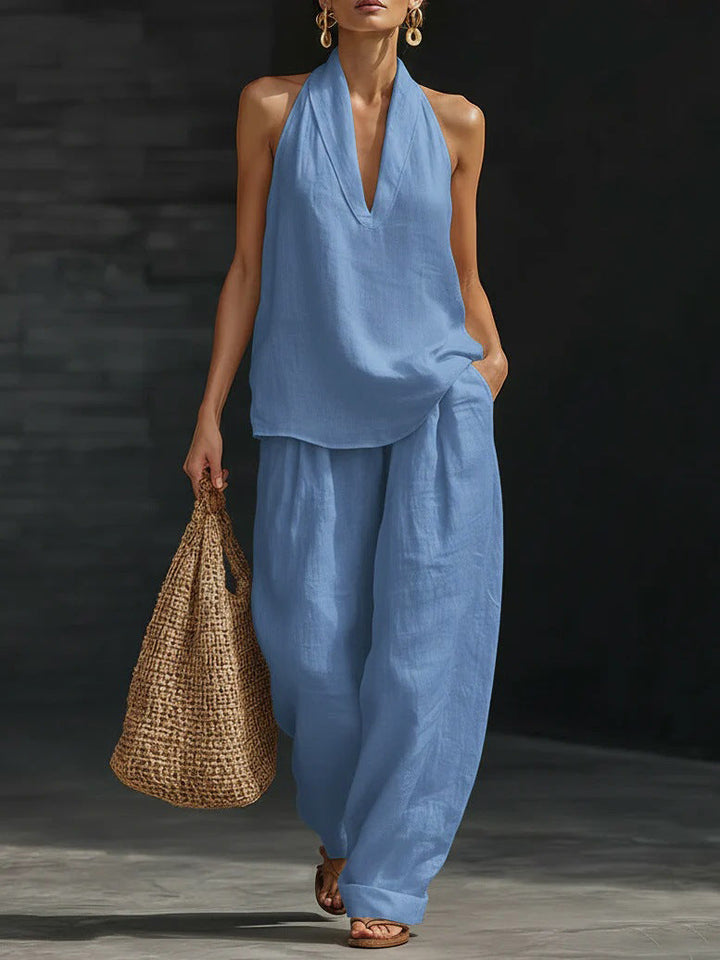 Completo Senza Maniche Zoë™ con Pantaloni Larghi
