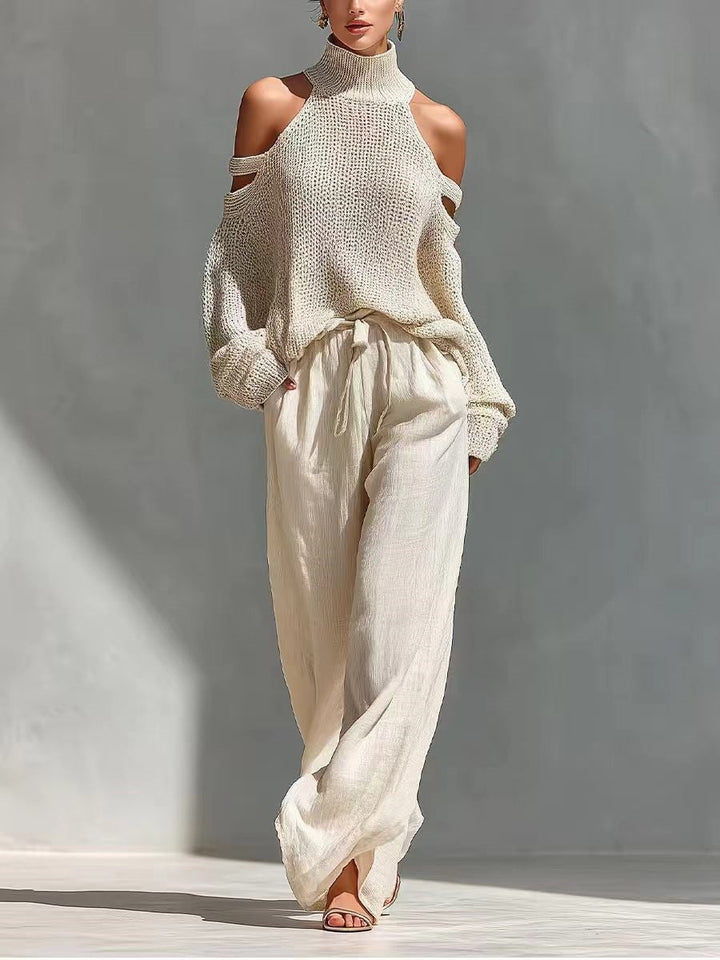 Set di Tessuto e Lino alla Moda