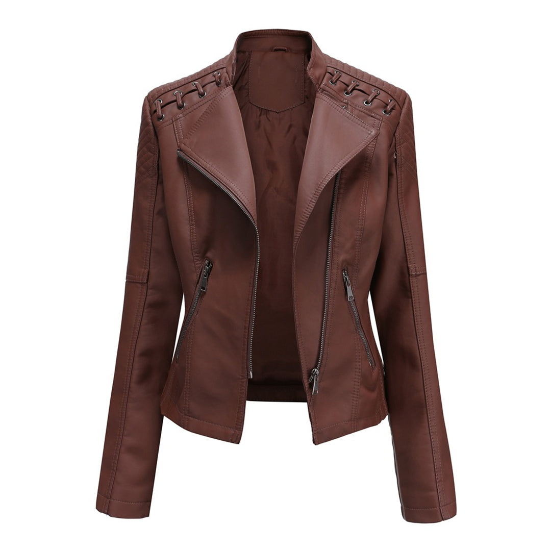 Marguerite™ | Giacca Moto Trapuntata Asimmetrica da Donna