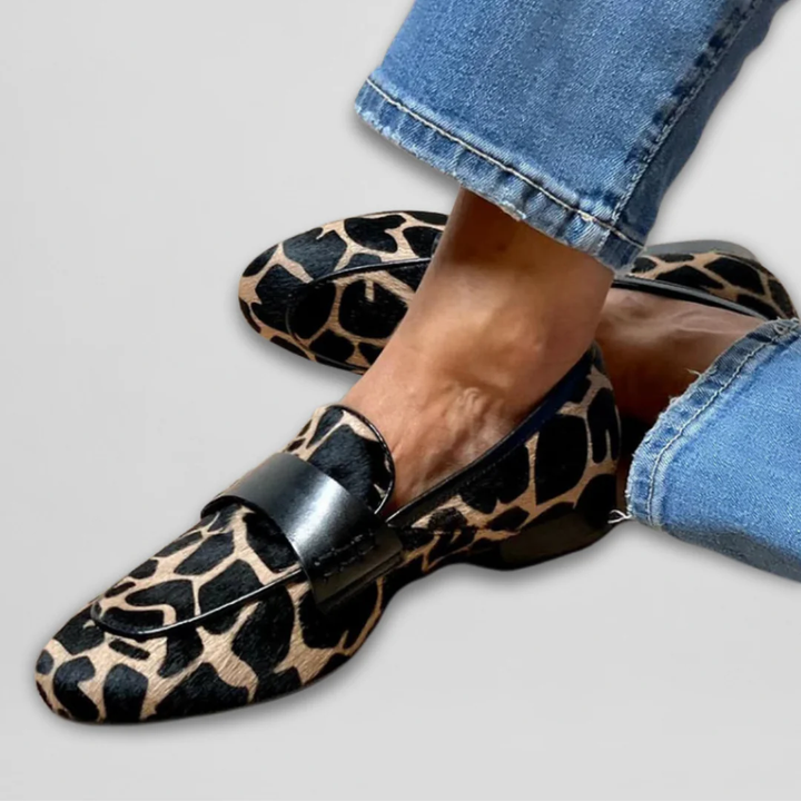 SOFIA | MOCCASINI CON STAMPA ANIMALE