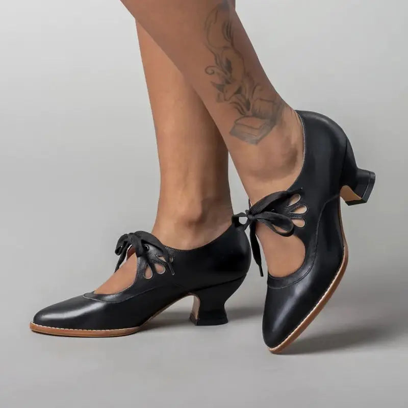 Abigail™ - Sandali con Tacco in Pelle Ortopedici