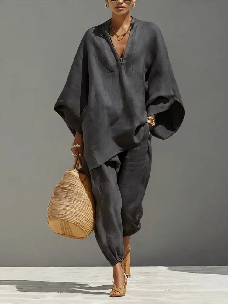 Silvia | Pantaloni Larghi Casual Retro Semplici per Donne