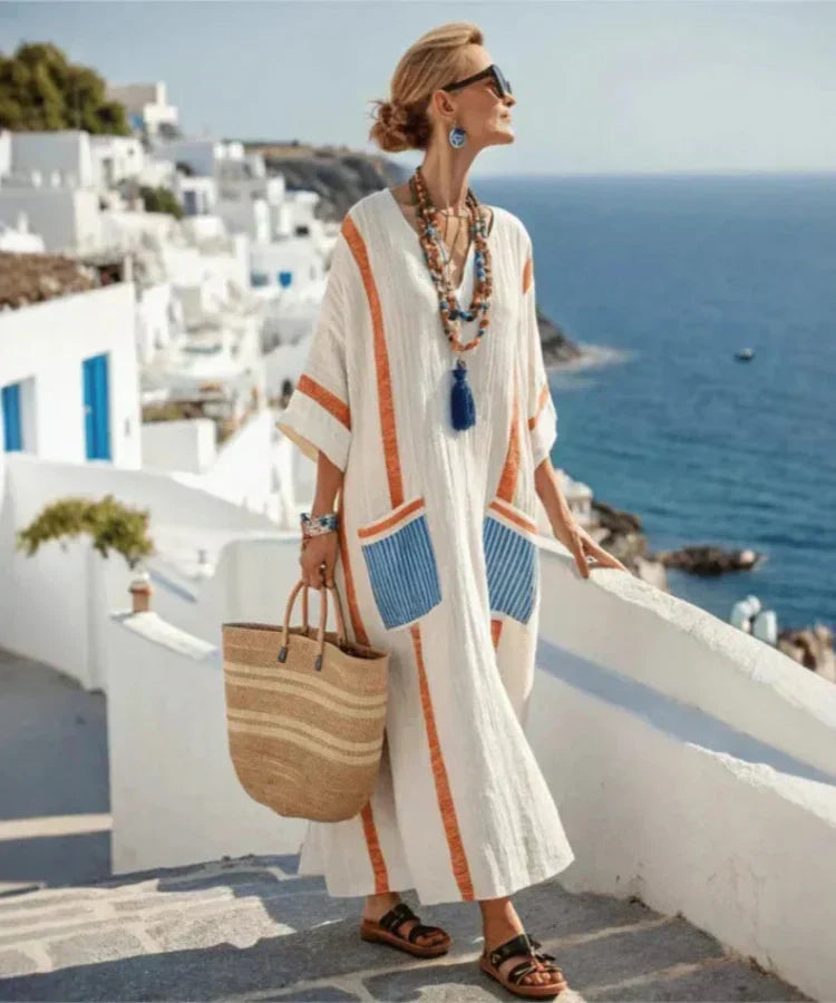Kathleen | Vestito Maxi Estivo Elegante e Fluttuante