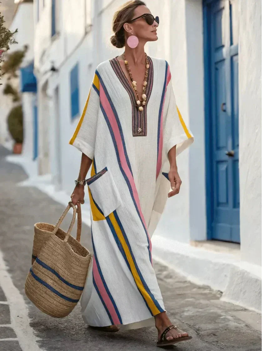 Kathleen | Vestito Maxi Estivo Elegante e Fluttuante