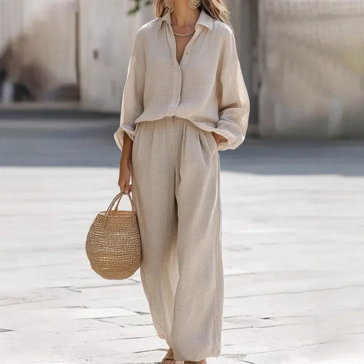 Giuseppe | Completo Elegante in Cotone e Lino per Donne