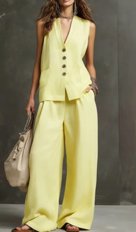 Monica | Completo Casual di Due Pezzi per Ufficio e Estate