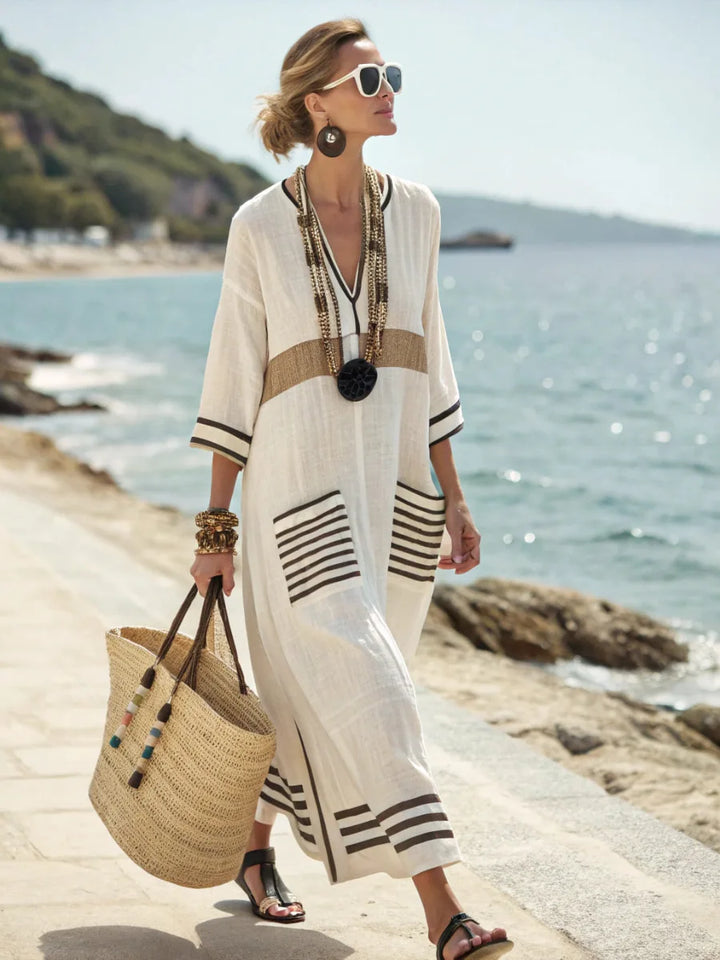 Kathleen | Vestito Maxi Estivo Elegante e Fluttuante