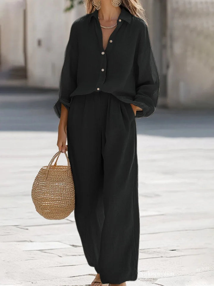 Giuseppe | Completo Elegante in Cotone e Lino per Donne
