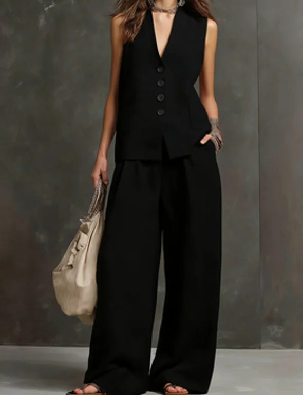 Monica | Completo Casual di Due Pezzi per Ufficio e Estate