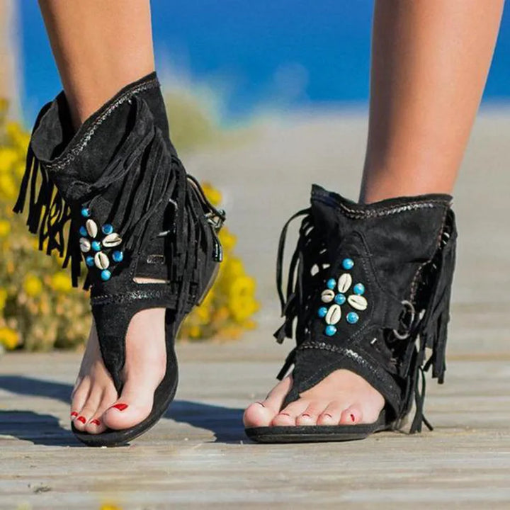 Victoria™ - Sandali Boho Retro con Frange