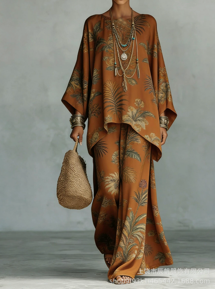 Celine | Completo Elegante in Lino a Due Pezzi