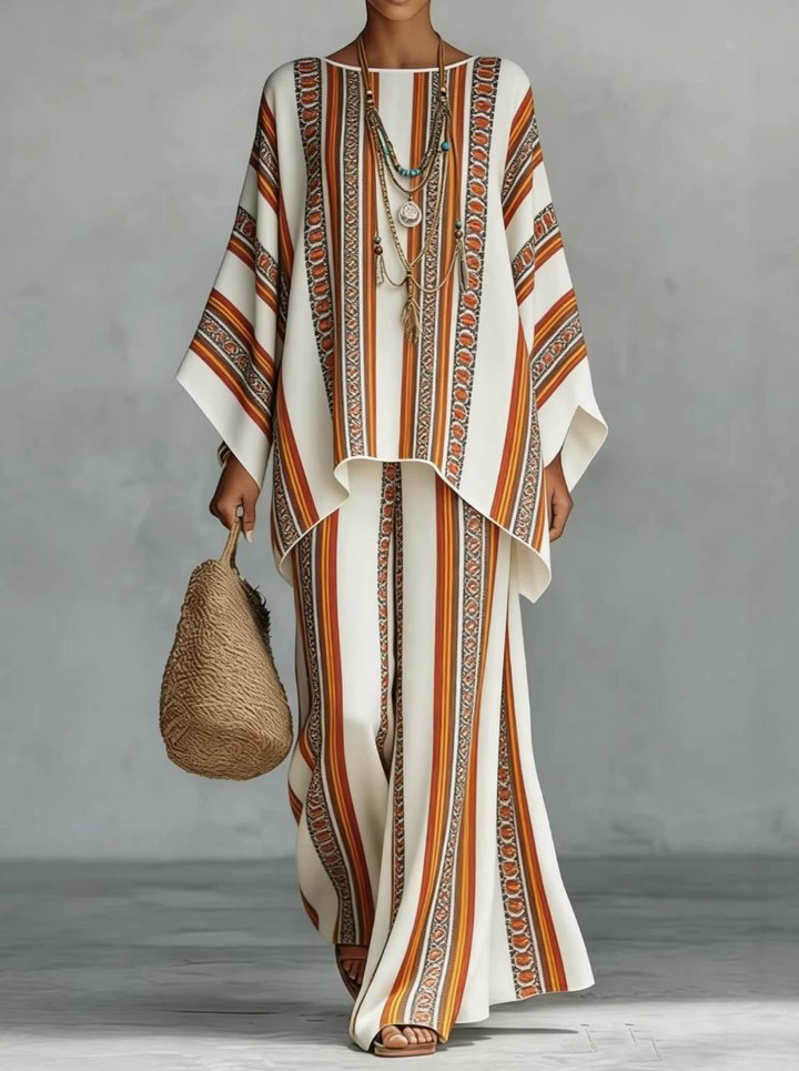 Celine | Completo Elegante in Lino a Due Pezzi