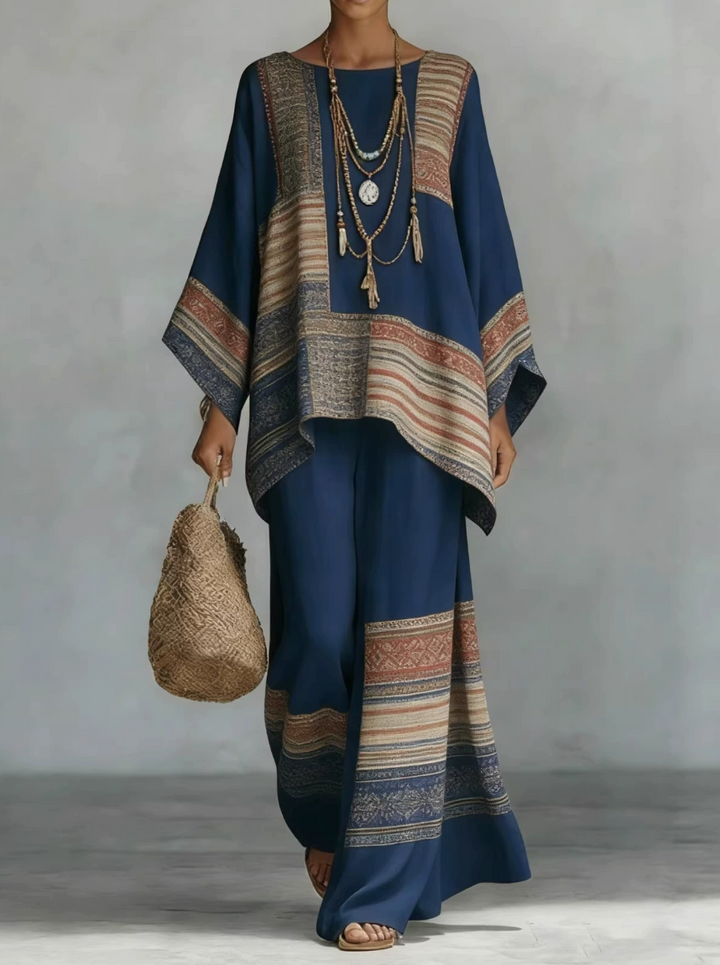 Celine | Completo Elegante in Lino a Due Pezzi