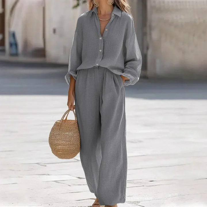 Giuseppe | Completo Elegante in Cotone e Lino per Donne