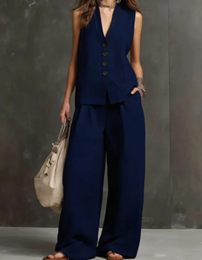 Monica | Completo Casual di Due Pezzi per Ufficio e Estate