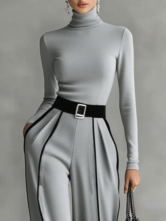 Vera™ | Completo elegante con dettaglio a contrasto