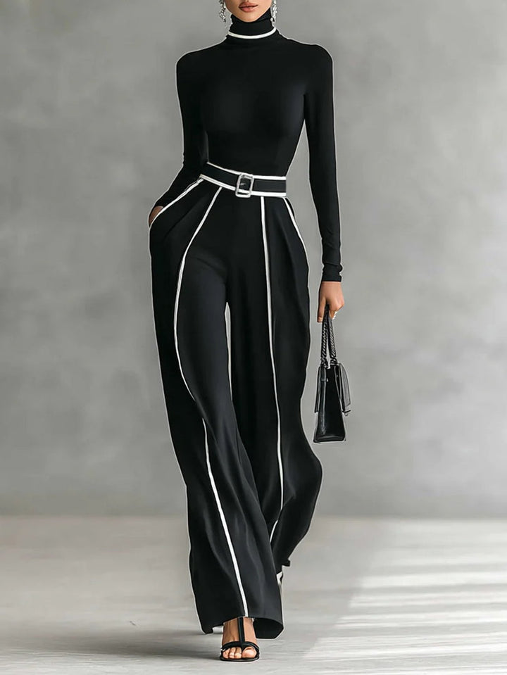 Vera™ | Completo elegante con dettaglio a contrasto