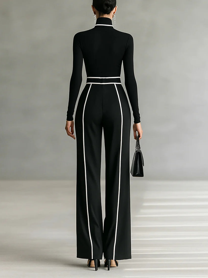 Vera™ | Completo elegante con dettaglio a contrasto