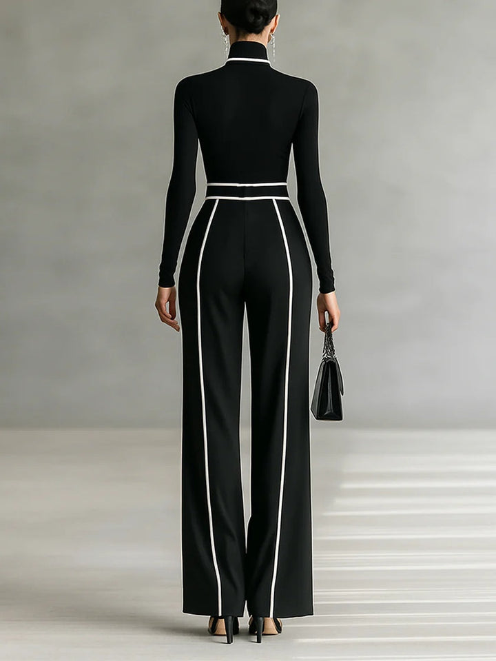 Vera™ | Completo elegante con dettaglio a contrasto
