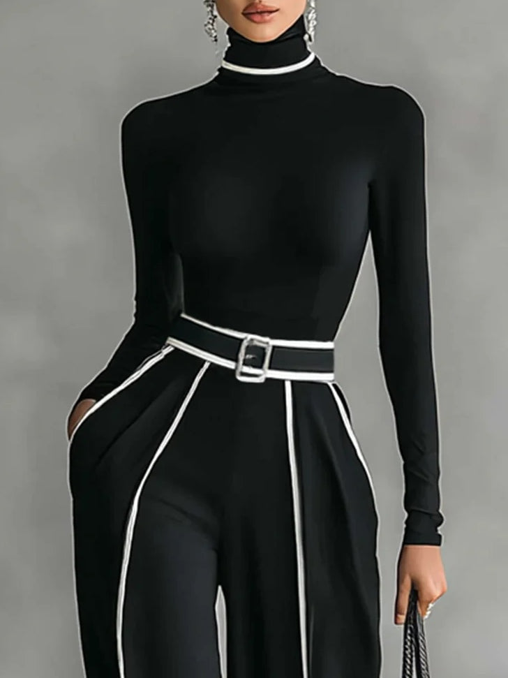 Vera™ | Completo elegante con dettaglio a contrasto
