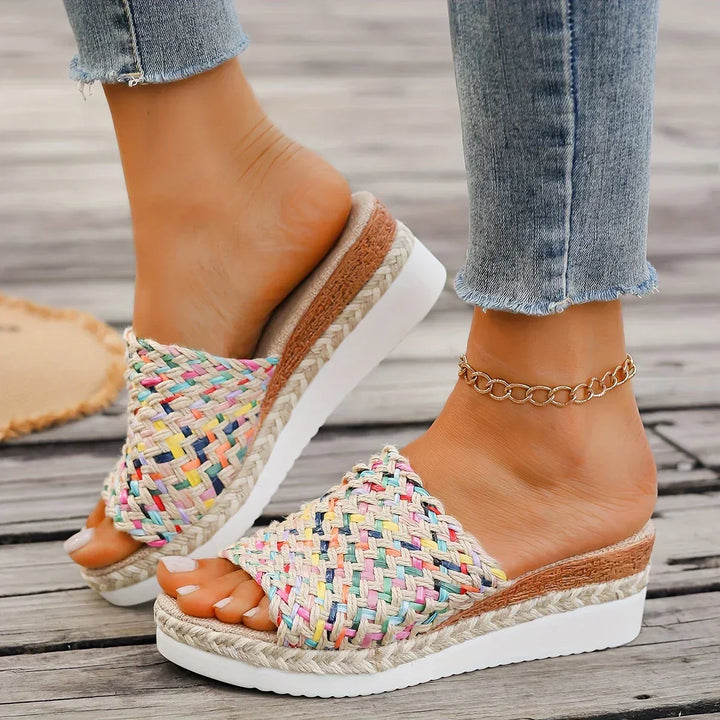 Lily™ - Sandali Intrecciati Colorati