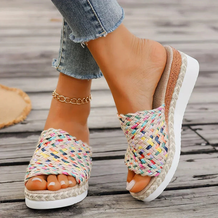 Lily™ - Sandali Intrecciati Colorati