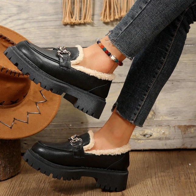 Ella™ - Mocassini Spessi Caldi e Confortevoli con Fodera in Pile