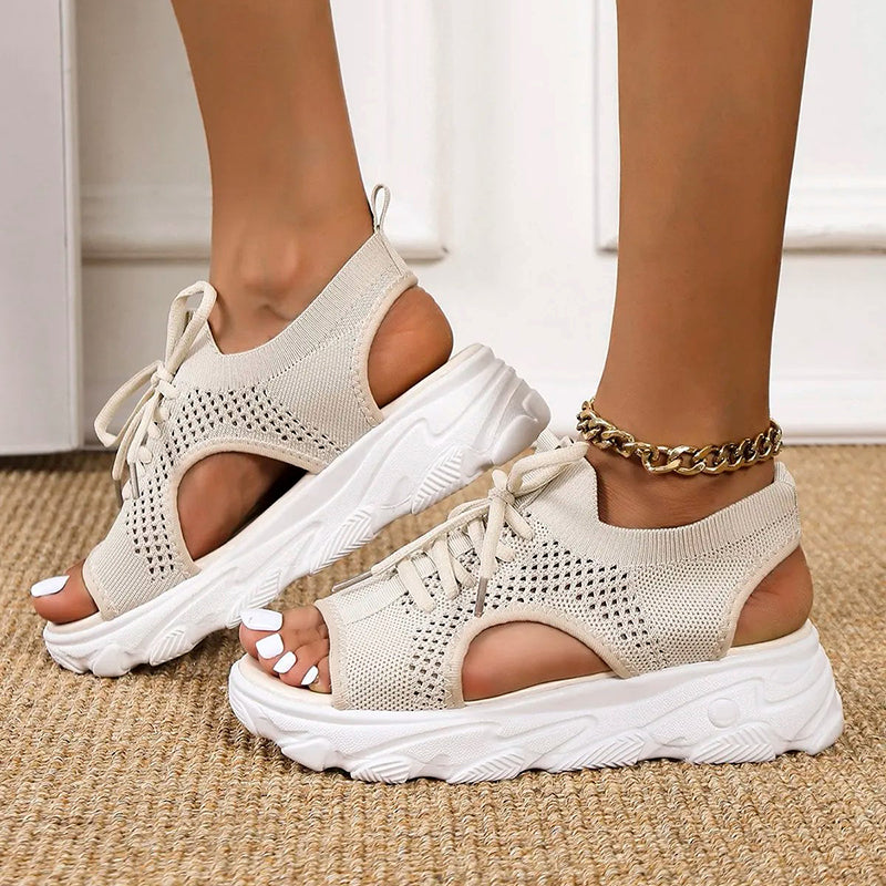 Lina™ - Sandali alla Moda e Traspiranti con Piattaforma