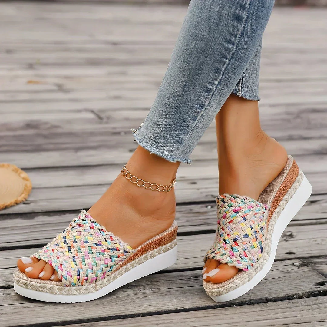 Lily™ - Sandali Intrecciati Colorati