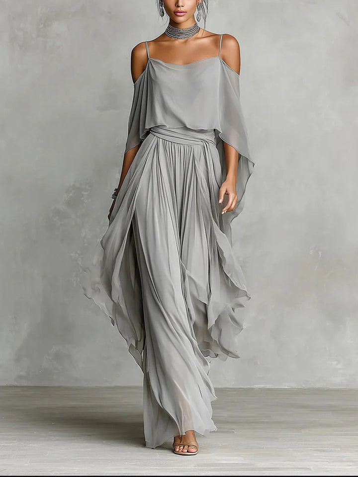 Isabela | Completo Fluido Grigio