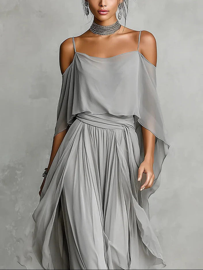Isabela | Completo Fluido Grigio