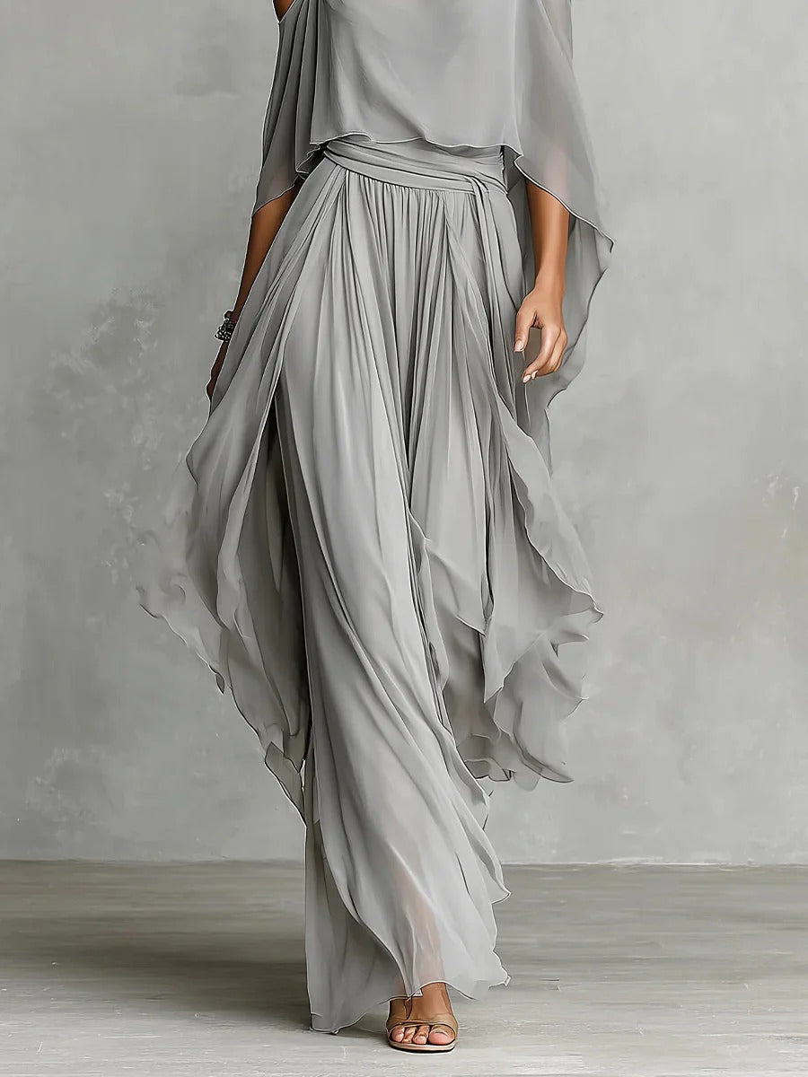 Isabela | Completo Fluido Grigio