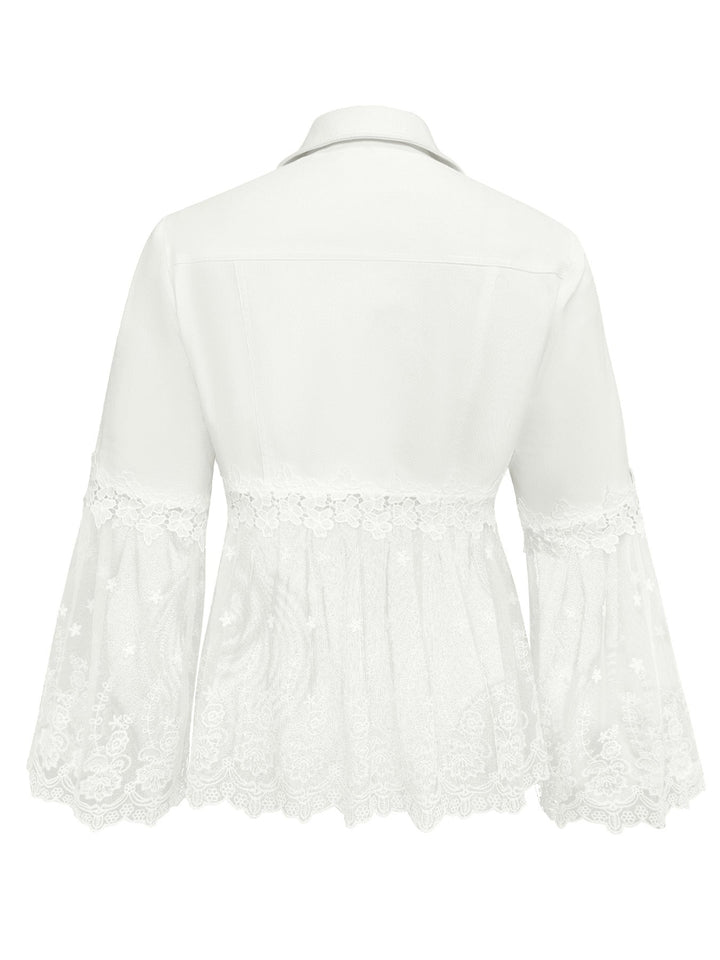 Sunnelace™ | Giacca con Pannello in Pizzo
