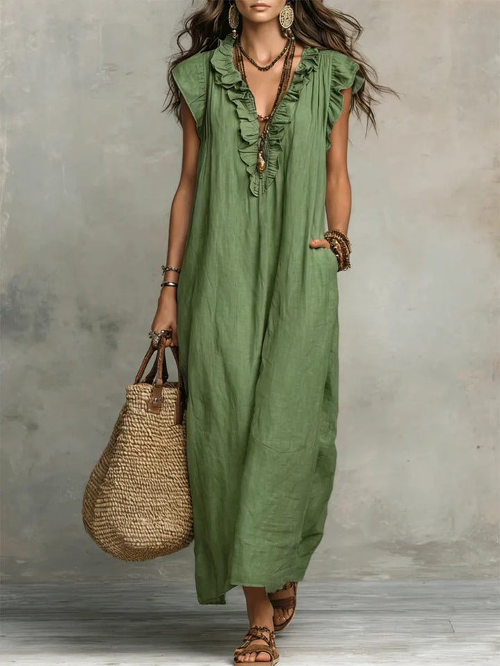 Zoey | Vestito Bohemio Lungo