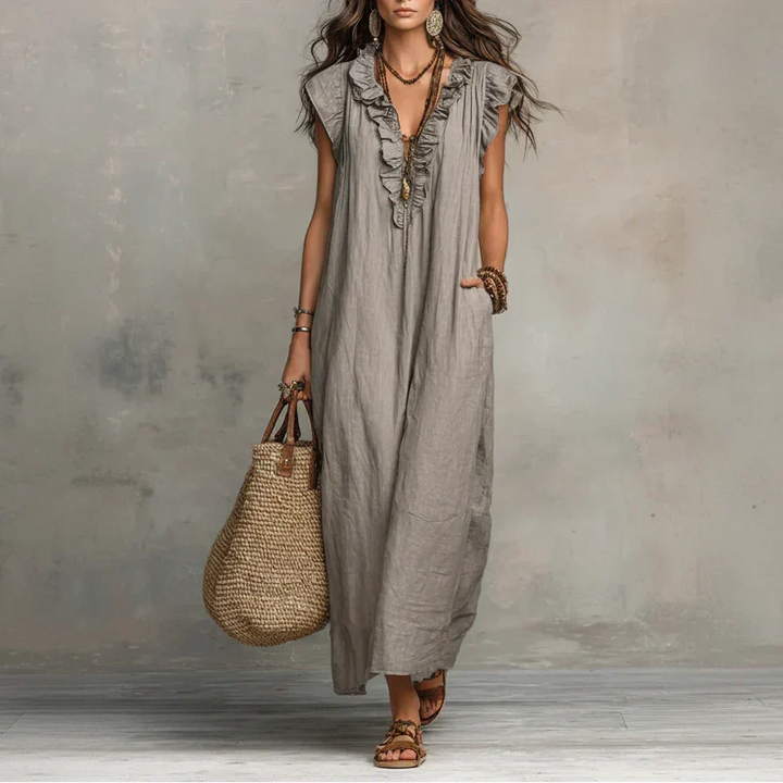 Zoey | Vestito Bohemio Lungo