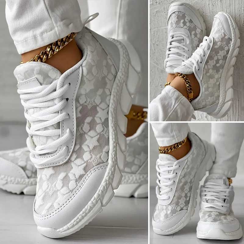 Scarlett™ - Sneakers comode con dettagli fatti a mano