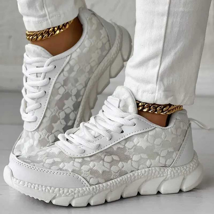 Scarlett™ - Sneakers comode con dettagli fatti a mano